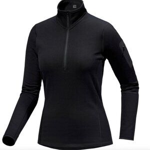 Arc'teryx Kyanite Zip-Neck Base Layer Top Women's XS Black Model:X000009065 NWT